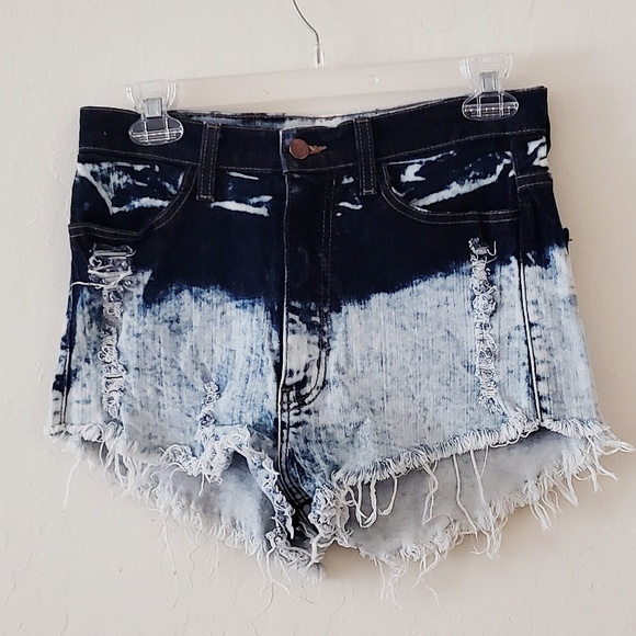 Vibrant Pants - Vibrant | Dip Dye High Waist Shorts